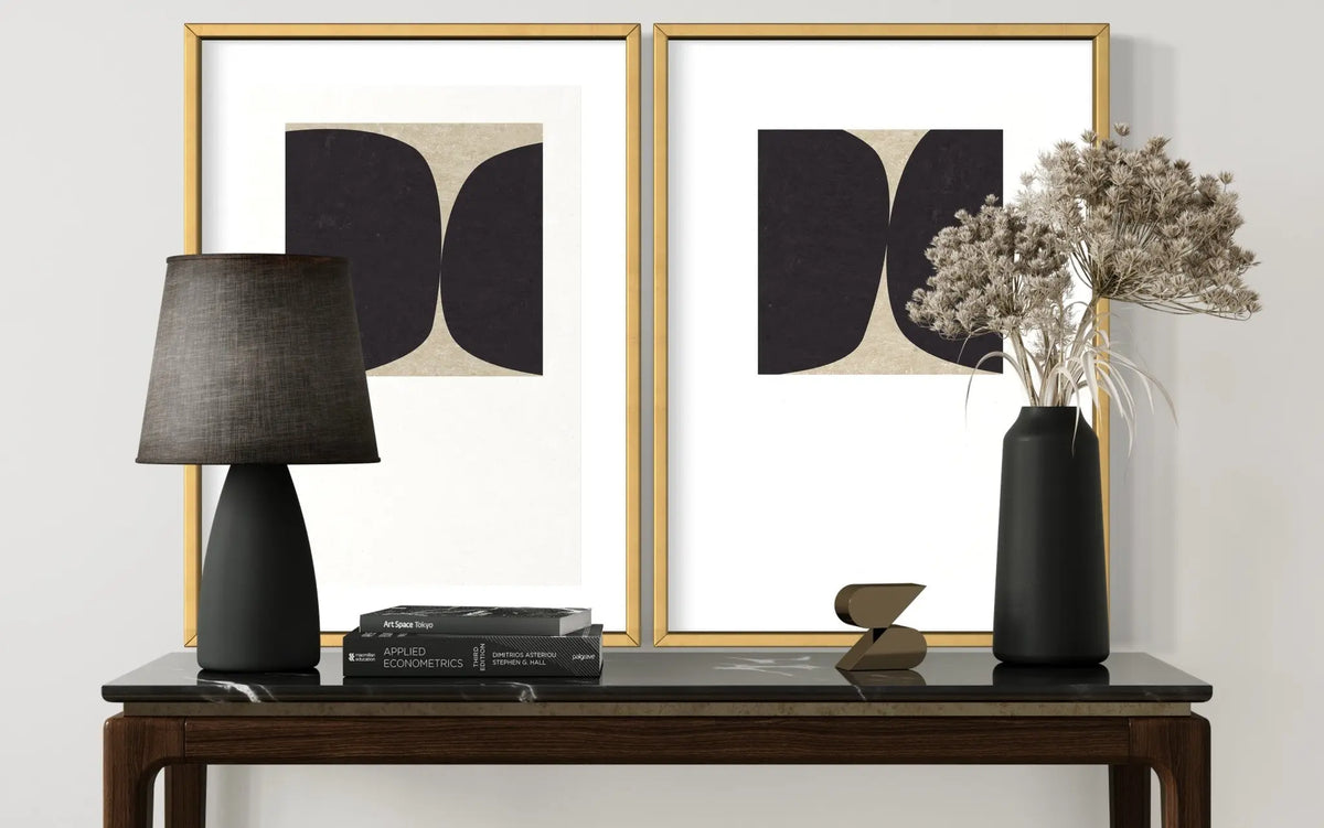 Reunion by Francesco Alessandrini displayed in a modern living room interior