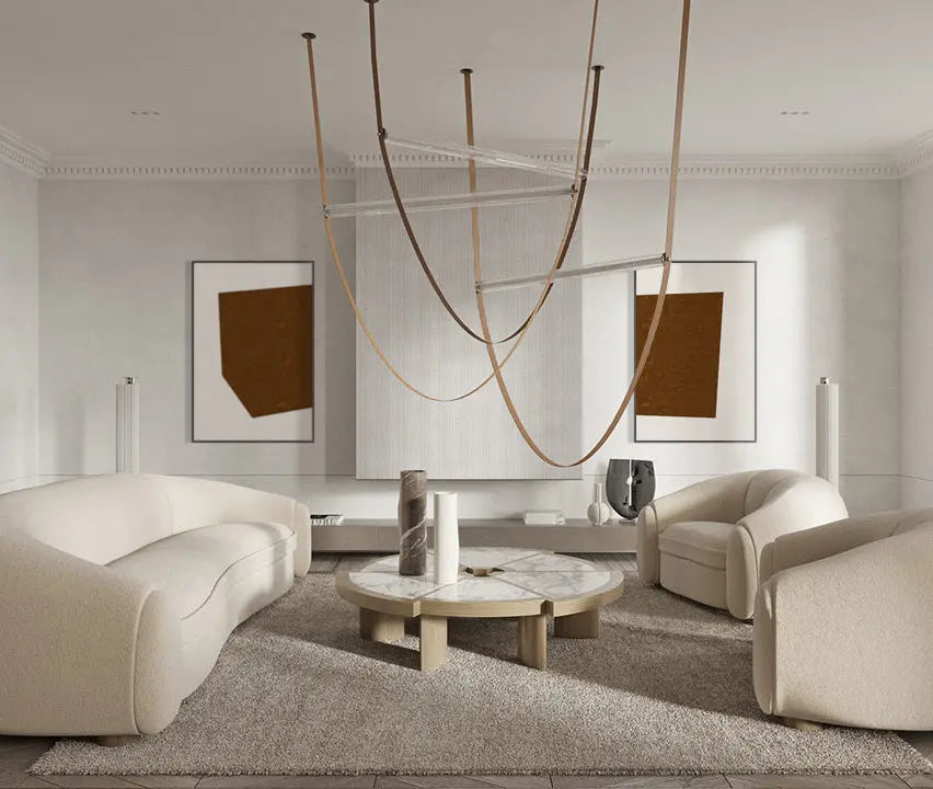 Rapture 2 by Alejandro Franseschini displayed in a modern living room interior