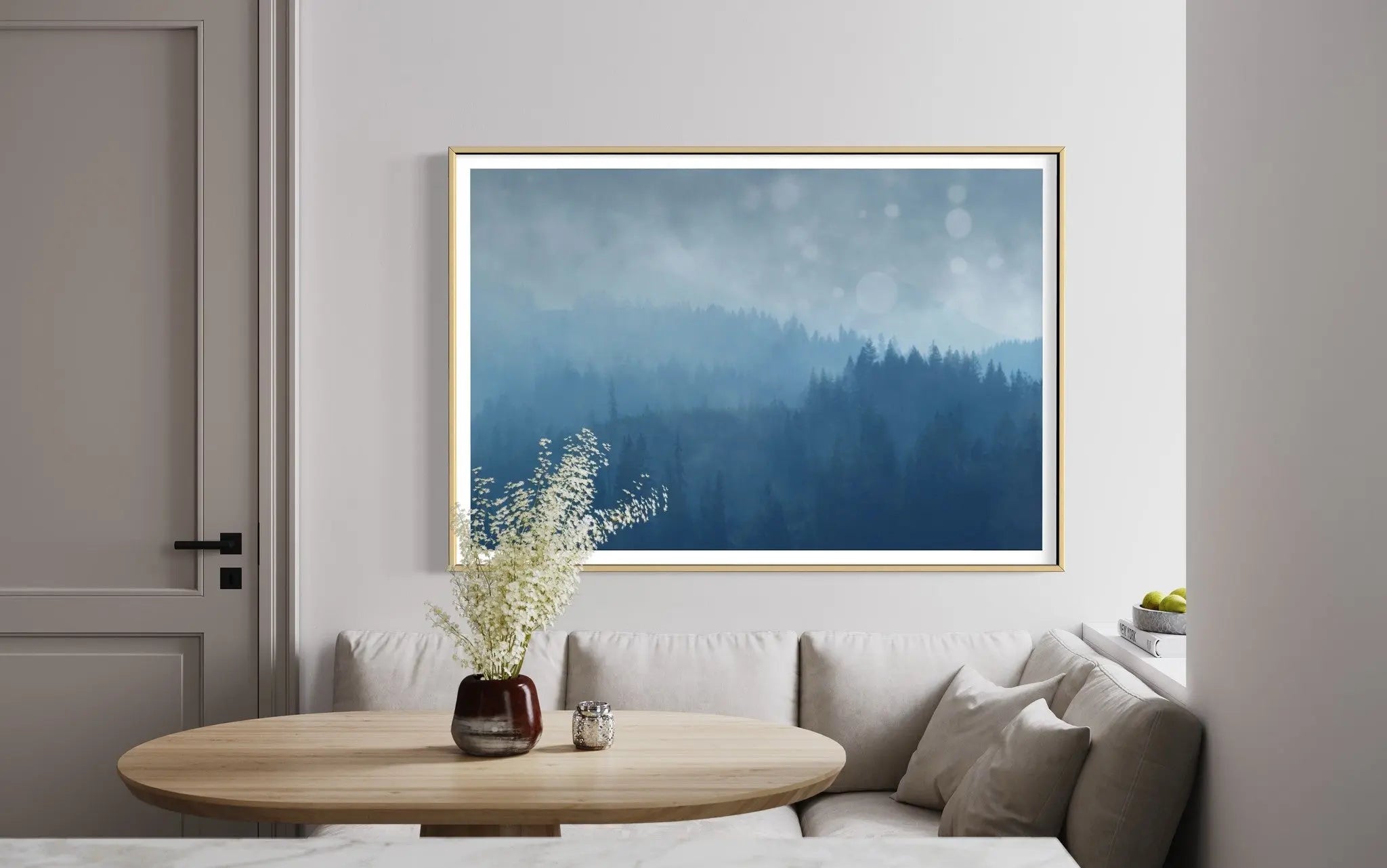 Blueth by Karen Thom styled in a contemporary interior setting
