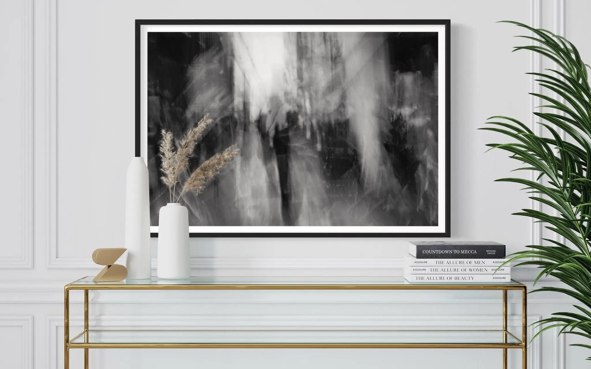 Big City Blur by J. Korpa showcased in a designer room setting