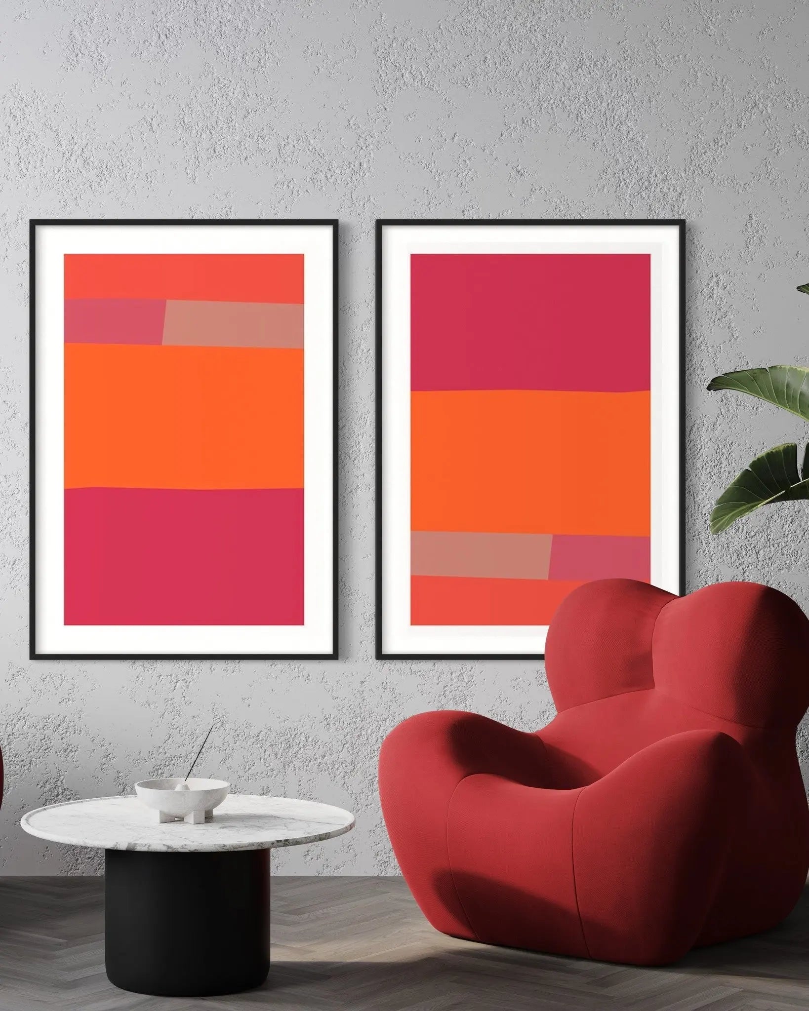 Untitled 2950 by Pedro Nuka styled in a contemporary interior setting
