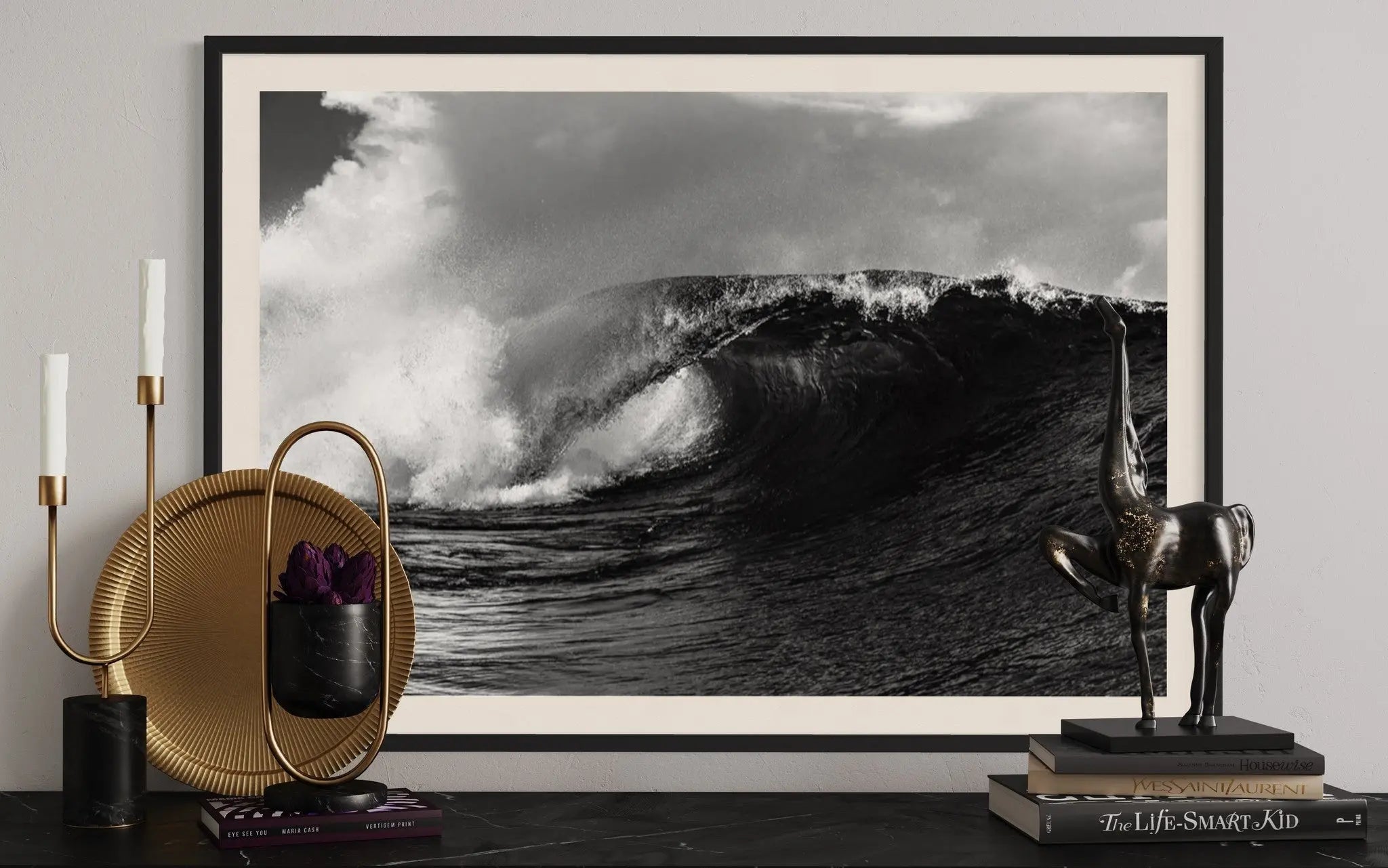 Wave by Stephan Debelle featured in an elegant interior space