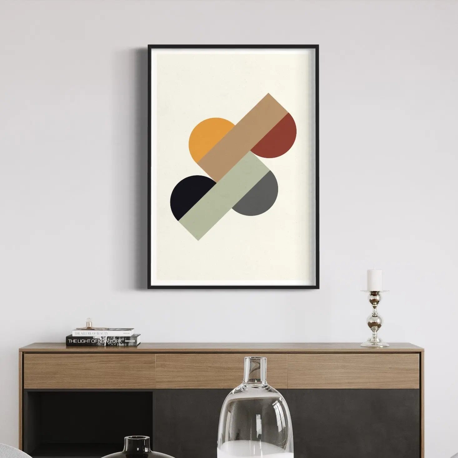 Bartolomeo's Dream by Alejandro Franseschini displayed in a modern living room interior