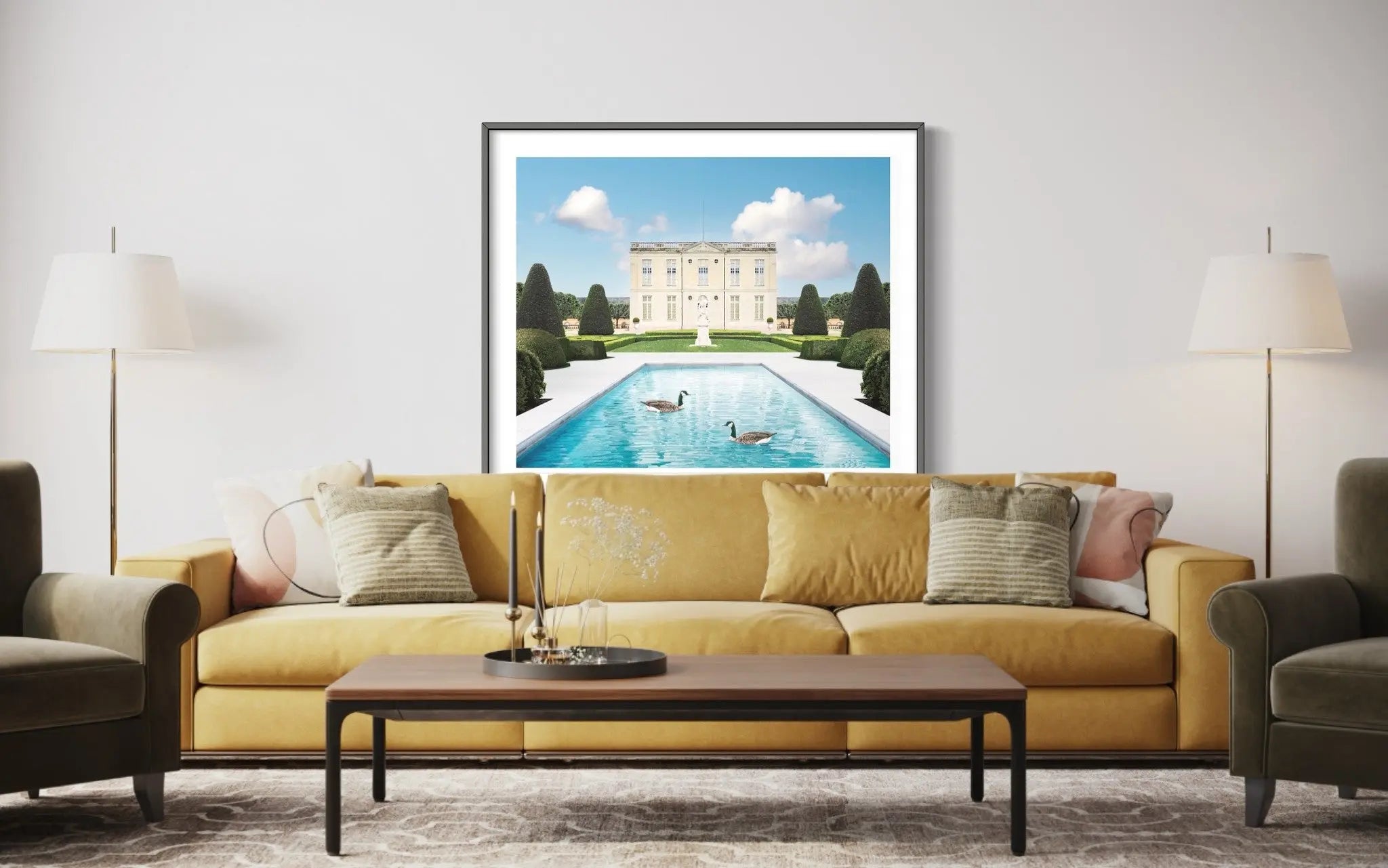 Sicilian Palazzo Series 2 by Francesco Alessandrini featured in an elegant interior space