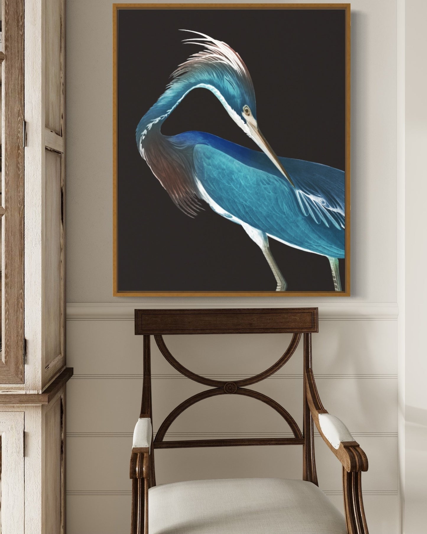 Blue Heron (Rectangular) by Alejandro Franseschini