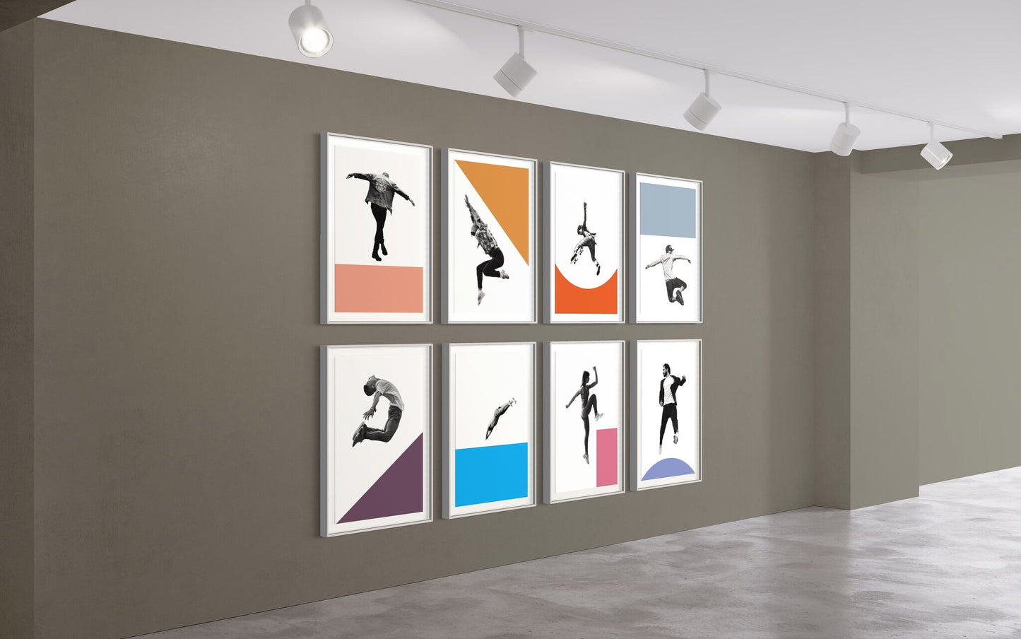 Fit in the Cities 2 by Alejandro Franseschini — pop-art inspired wall art for gyms and training spaces