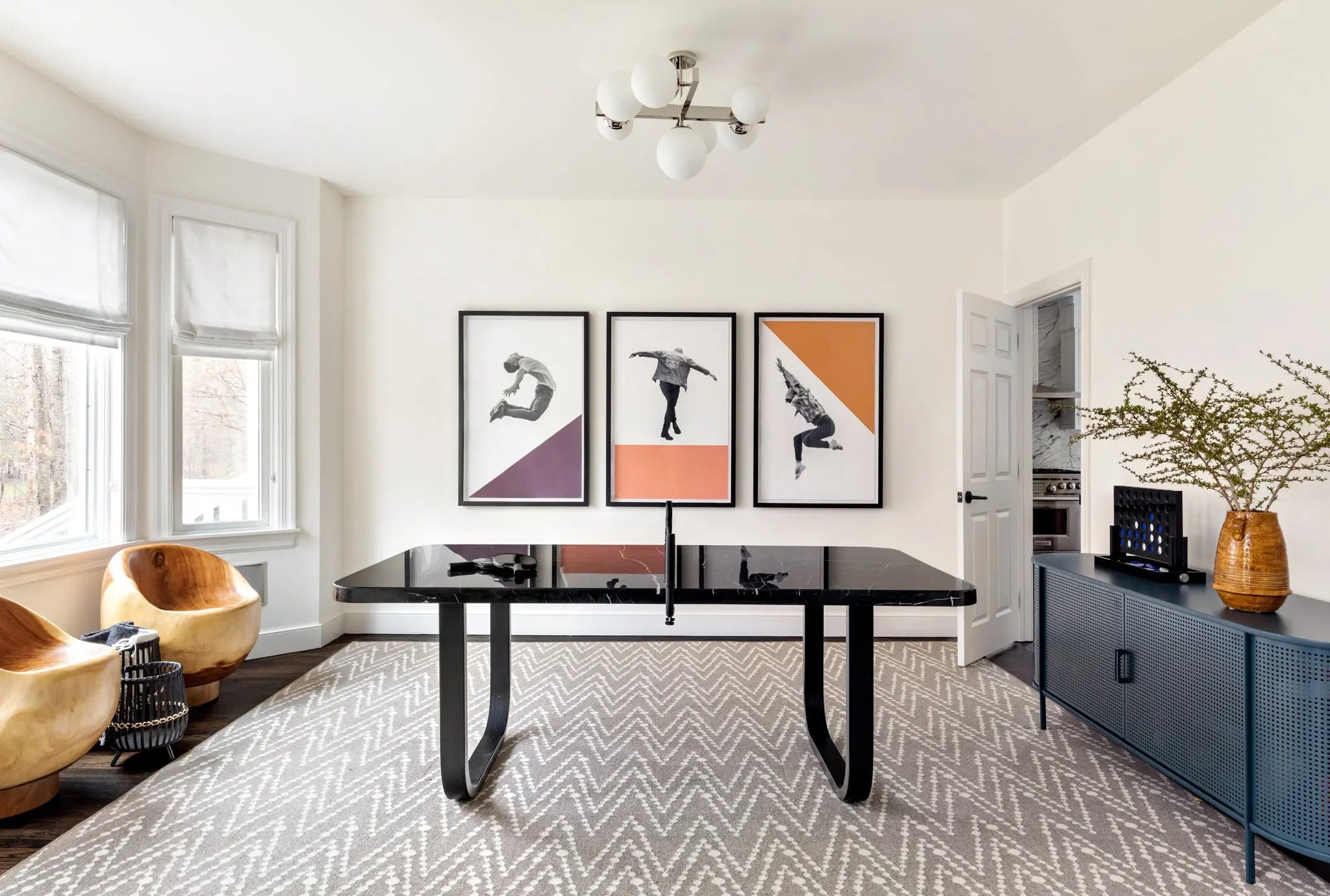 Youth in the Cities 5 by Alejandro Franseschini presented in a curated interior design