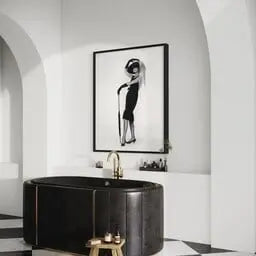 Audrey Hepburn in Givenchy presented in a curated interior design