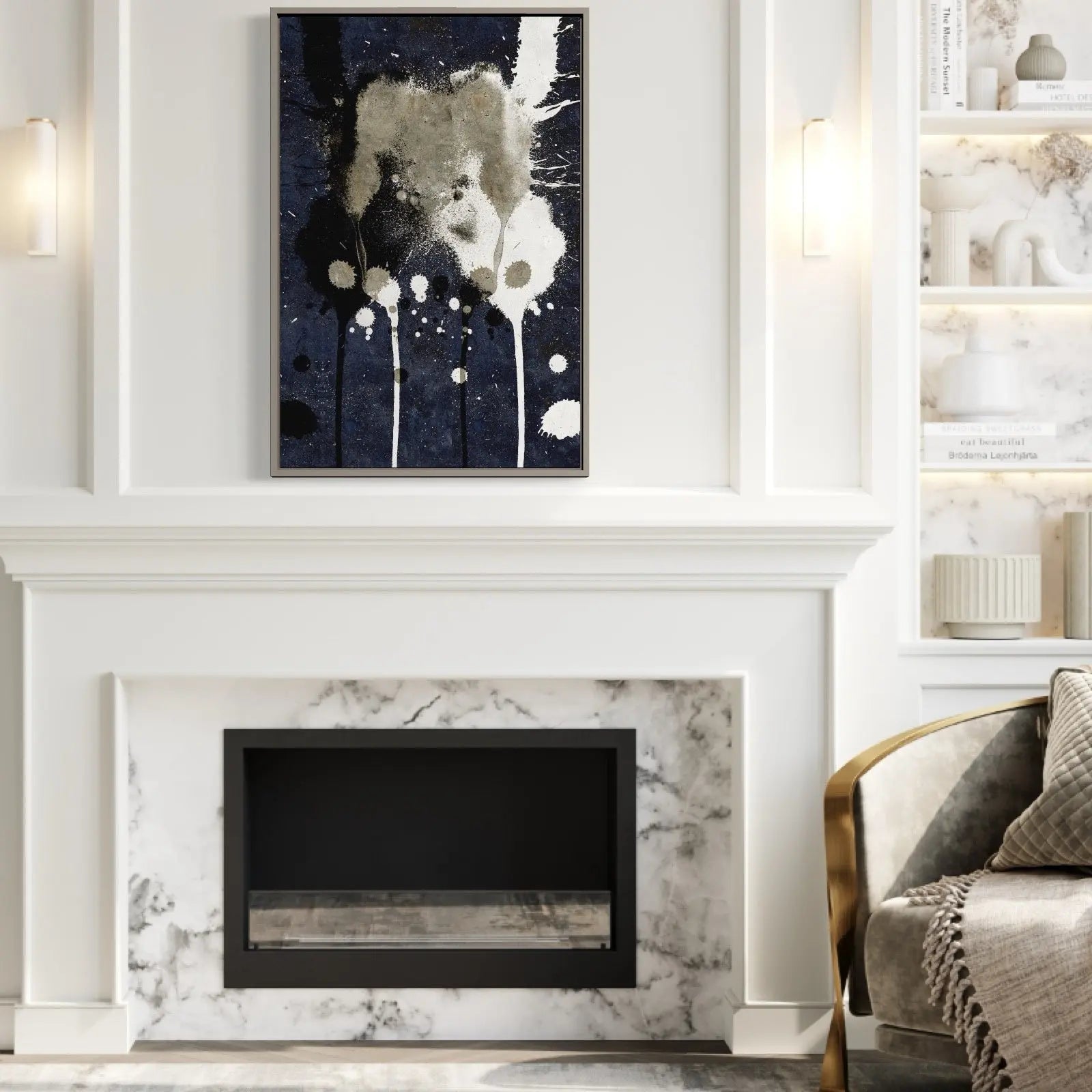 Discussion by Alejandro Franseschini displayed in a modern living room interior