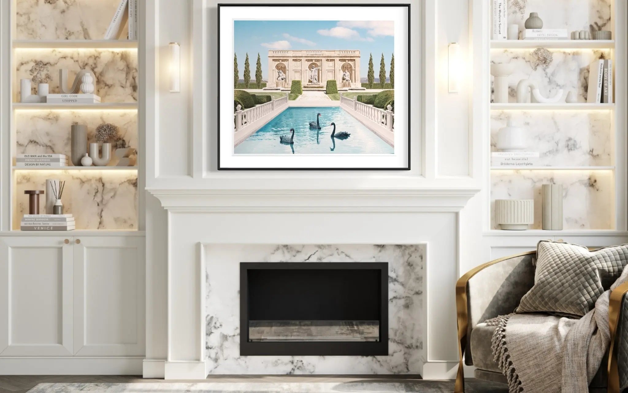 Sicilian Palazzo Series 1 by Francesco Alessandrini styled in a contemporary interior setting
