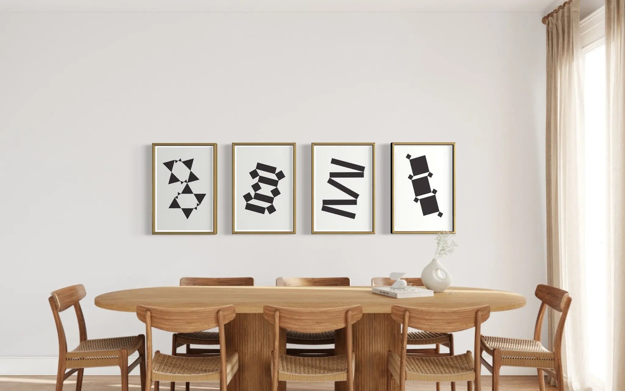 White Tie Modern 2 by Alejandro Franseschini styled in a contemporary interior setting