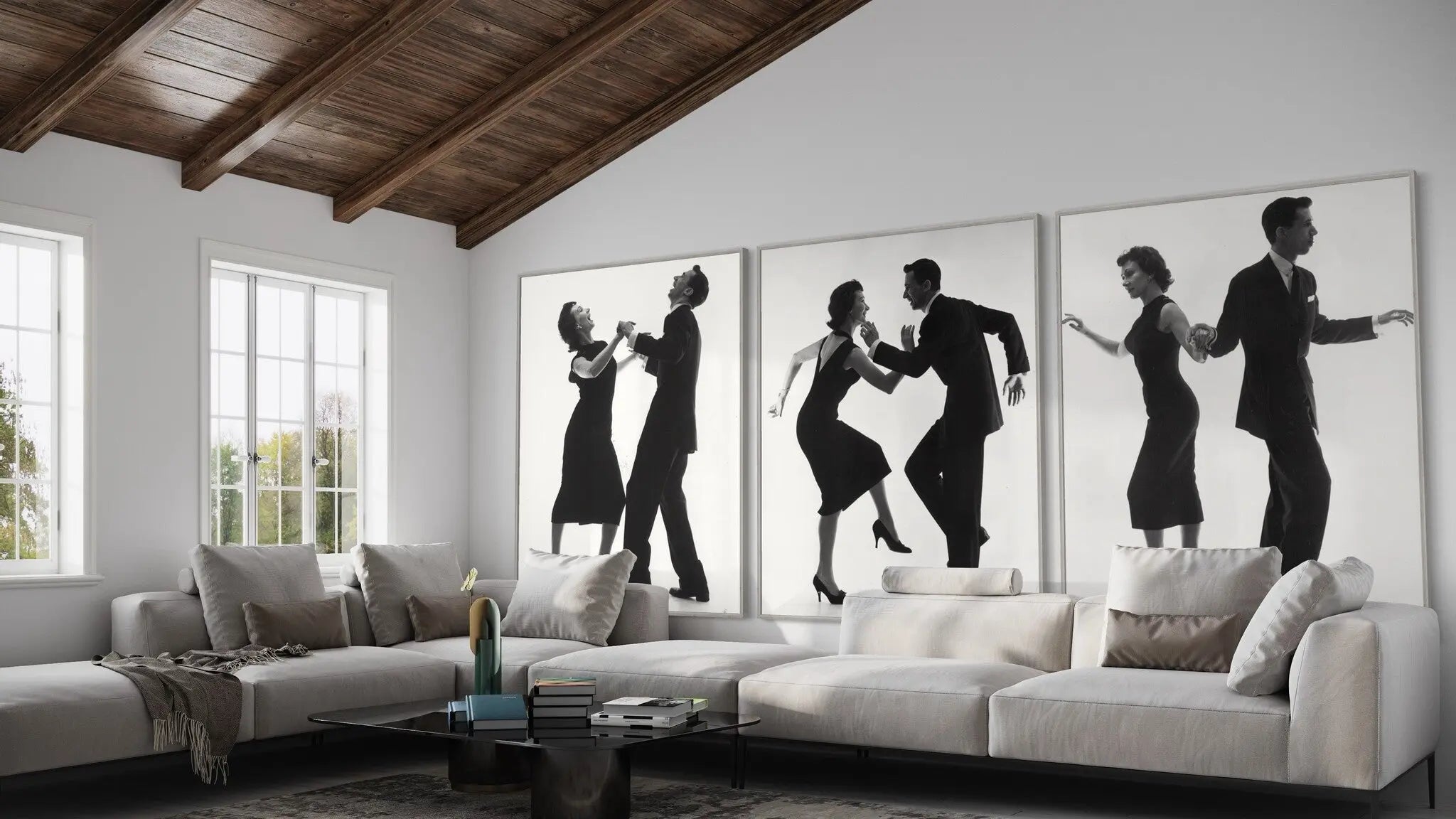Cha Cha Cha 1957 by Thurston Hopkins displayed in a modern living room interior