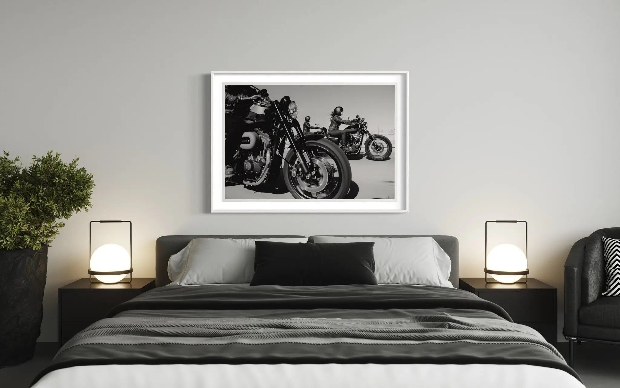 Ready To Ride by D Muller featured in an elegant interior space
