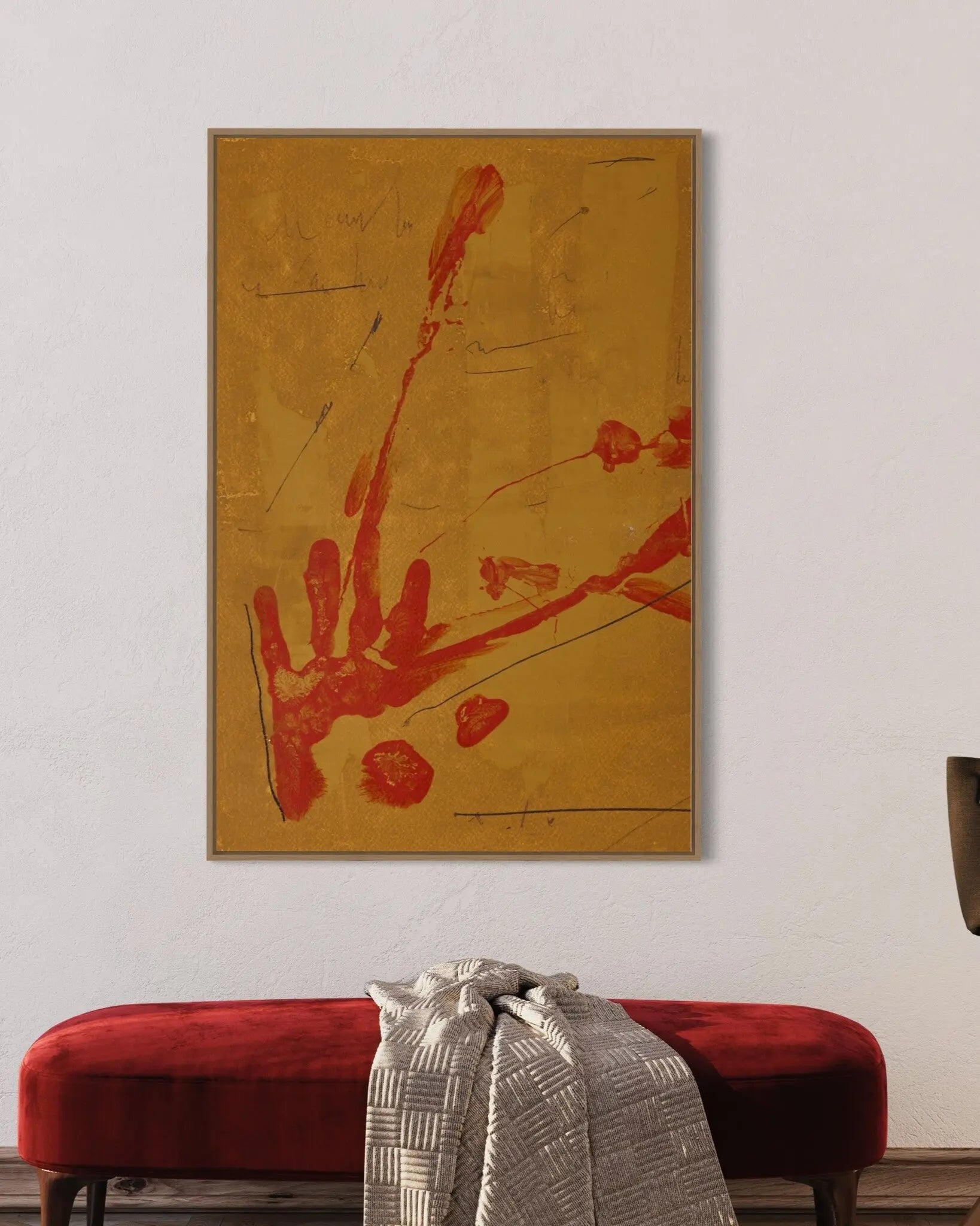 Explanation by Evelyn Ogly showcased in a designer room setting