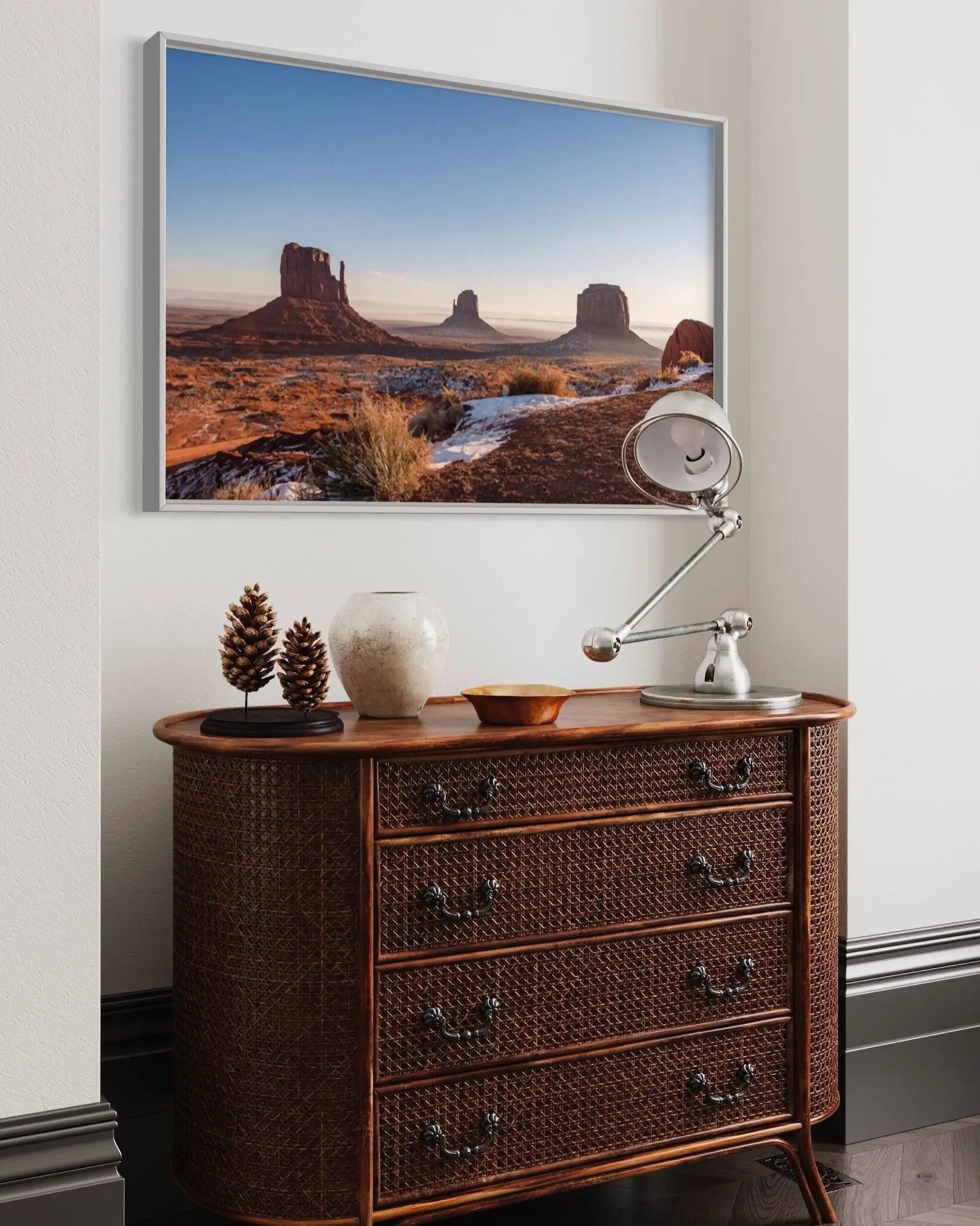 Vivid Canyon Visions by C. Cremer presented in a curated interior design