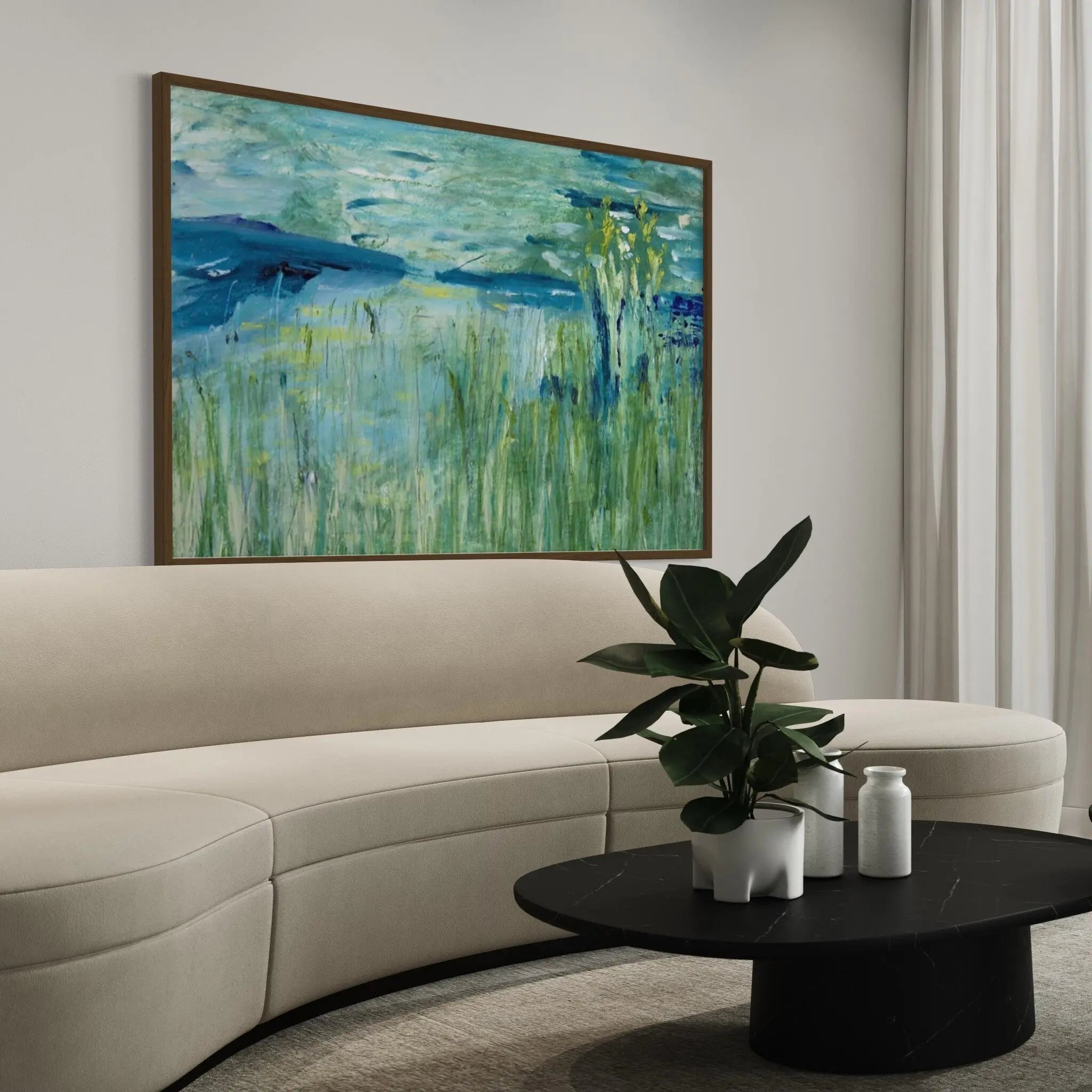 Nature Studies 1 by Evelyn Ogly presented in a curated interior design