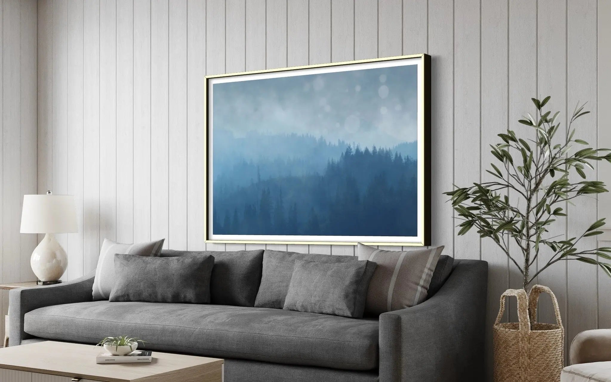 Blueth by Karen Thom featured in an elegant interior space
