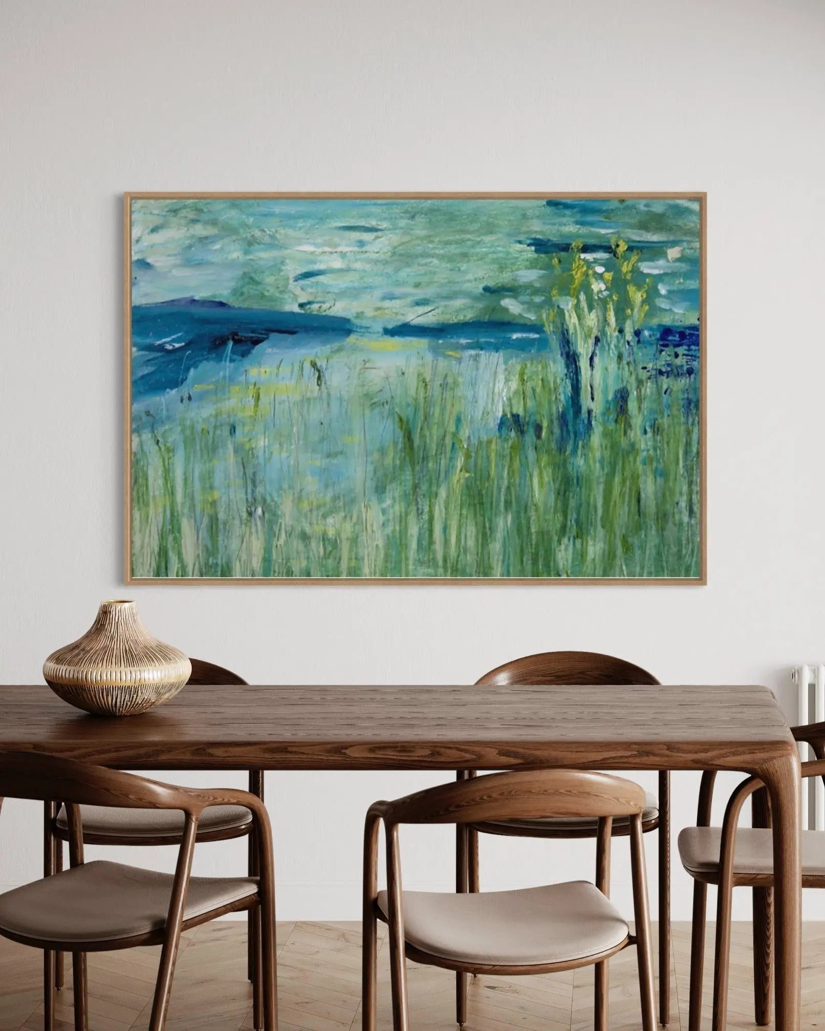 Nature Studies 1 by Evelyn Ogly showcased in a designer room setting