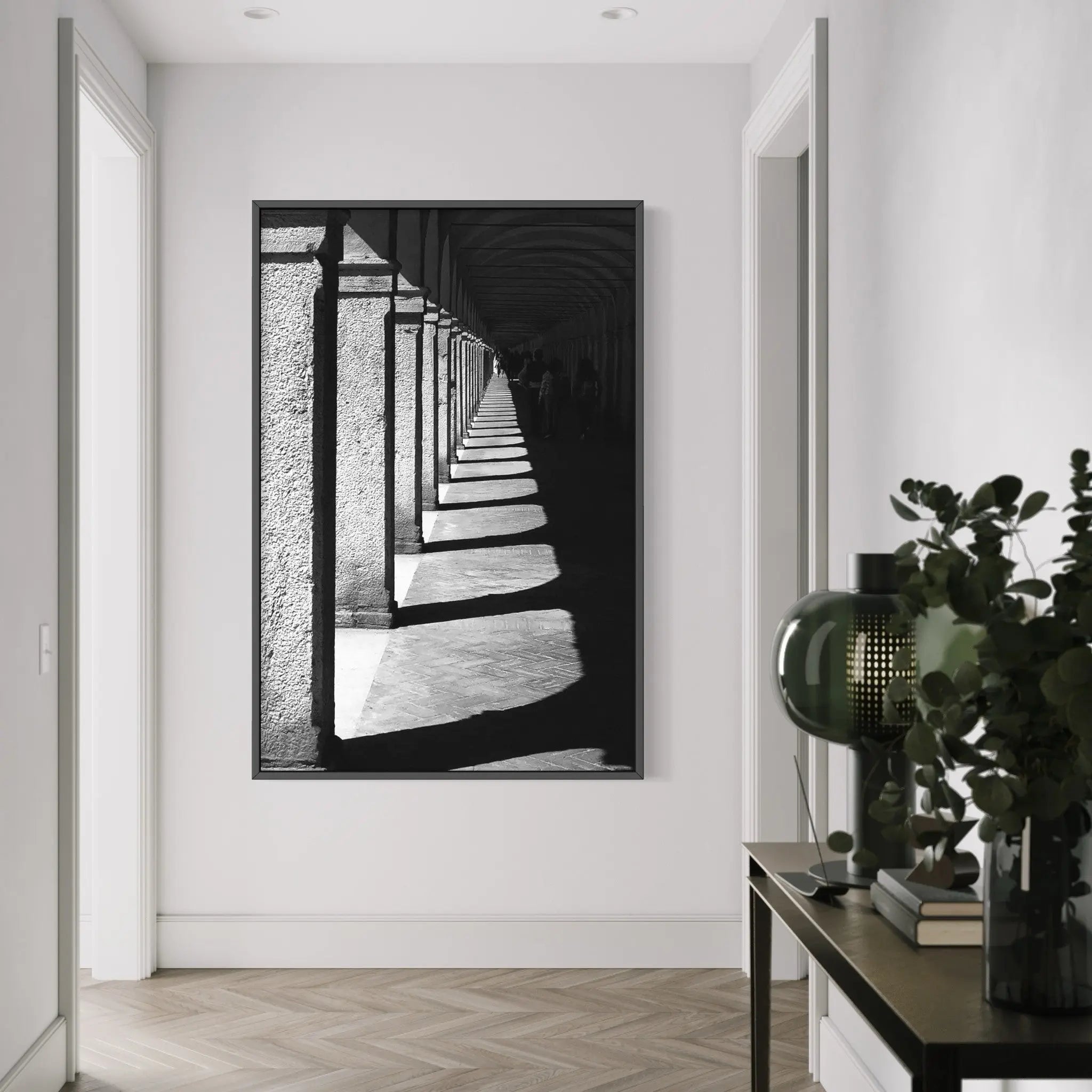 Perspective IV by Baptiste Marsac displayed in a modern living room interior