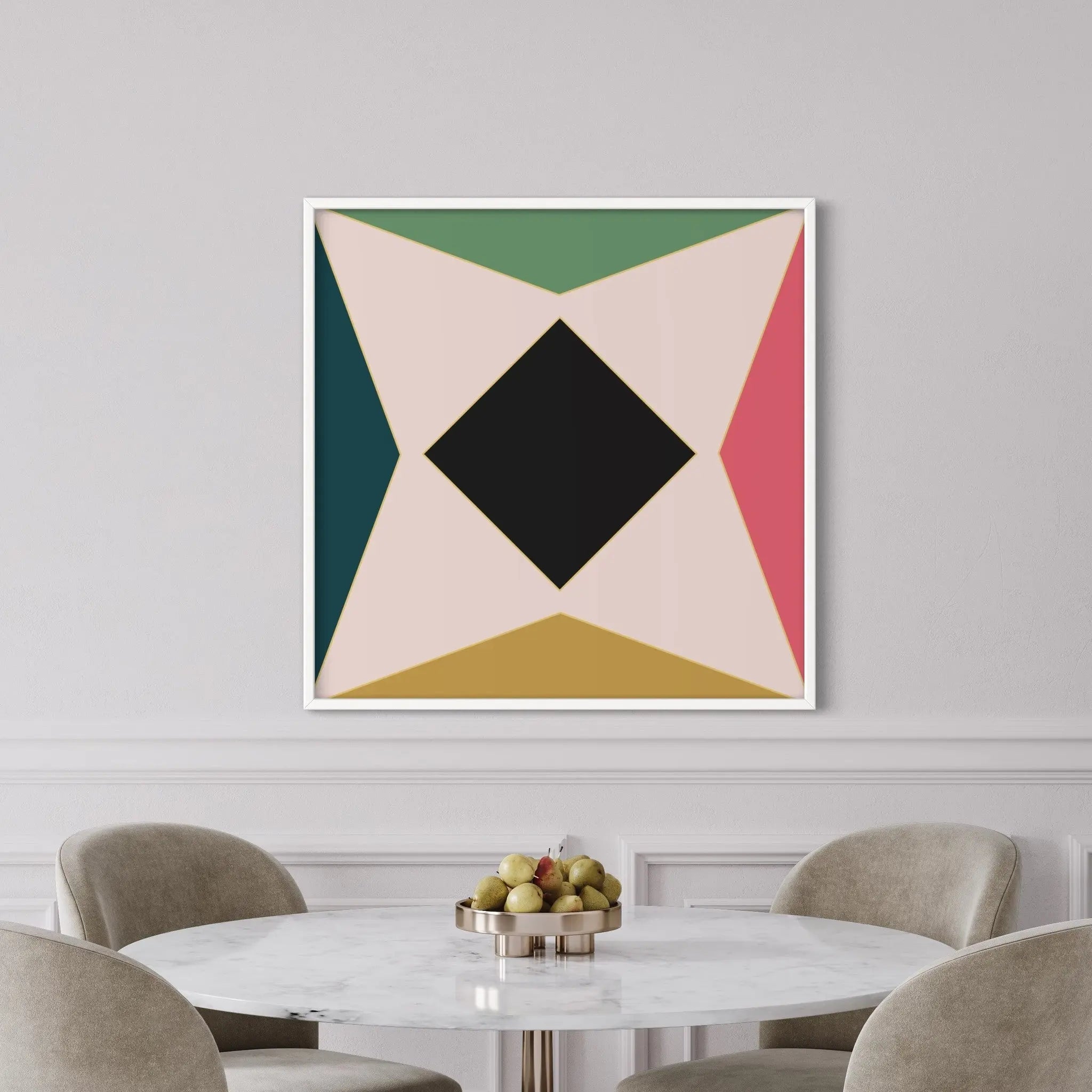 Rombo by Alejandro Franseschini shown in a minimalist home decor setting