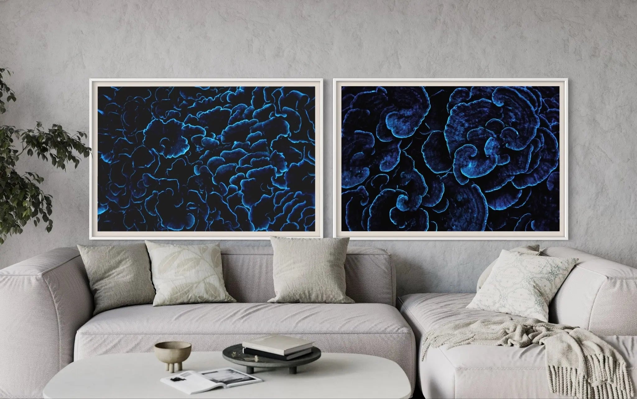 Sea Coral II by Enric Gener showcased in a designer room setting