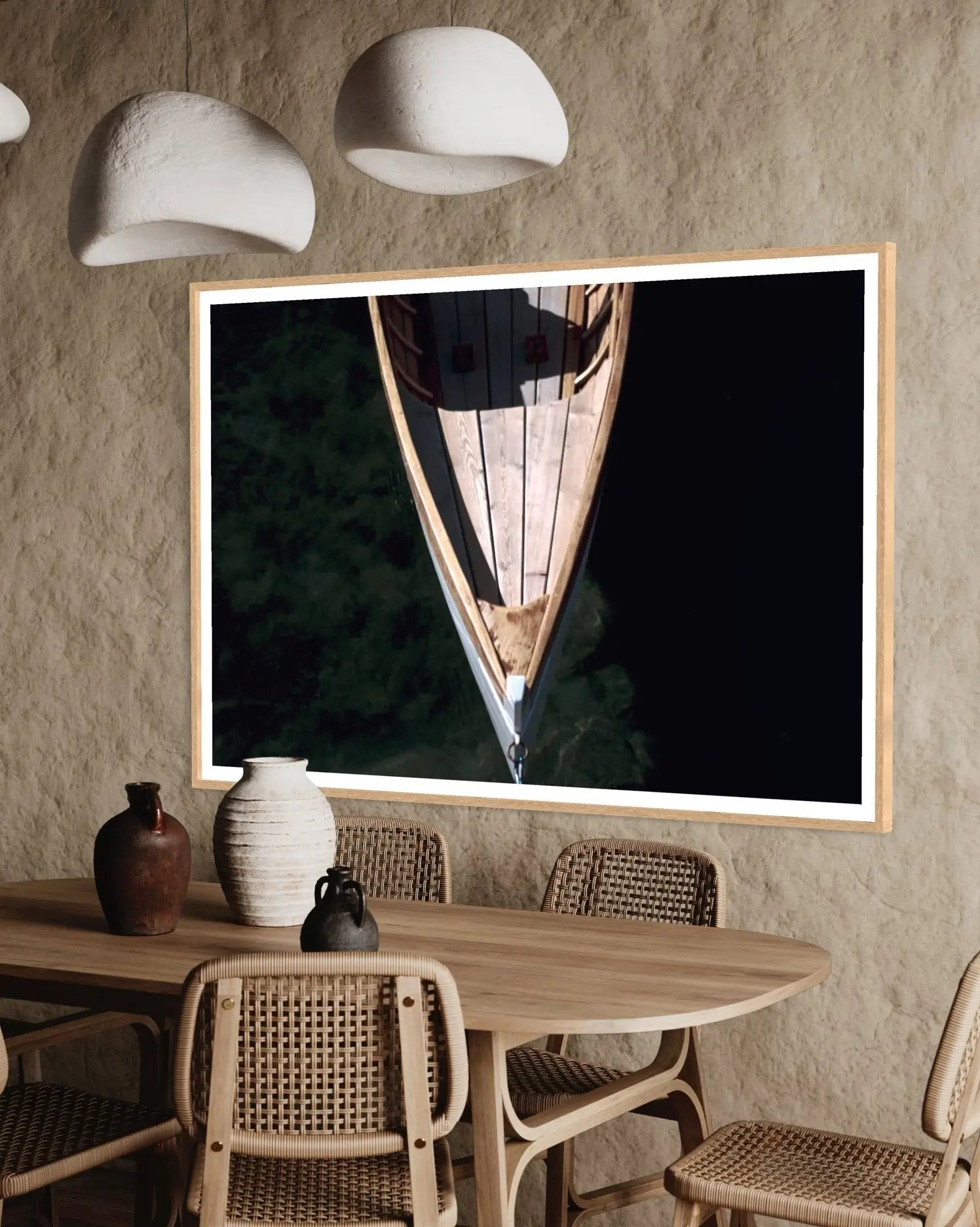 On The Lake by R. Garcia styled in a contemporary interior setting