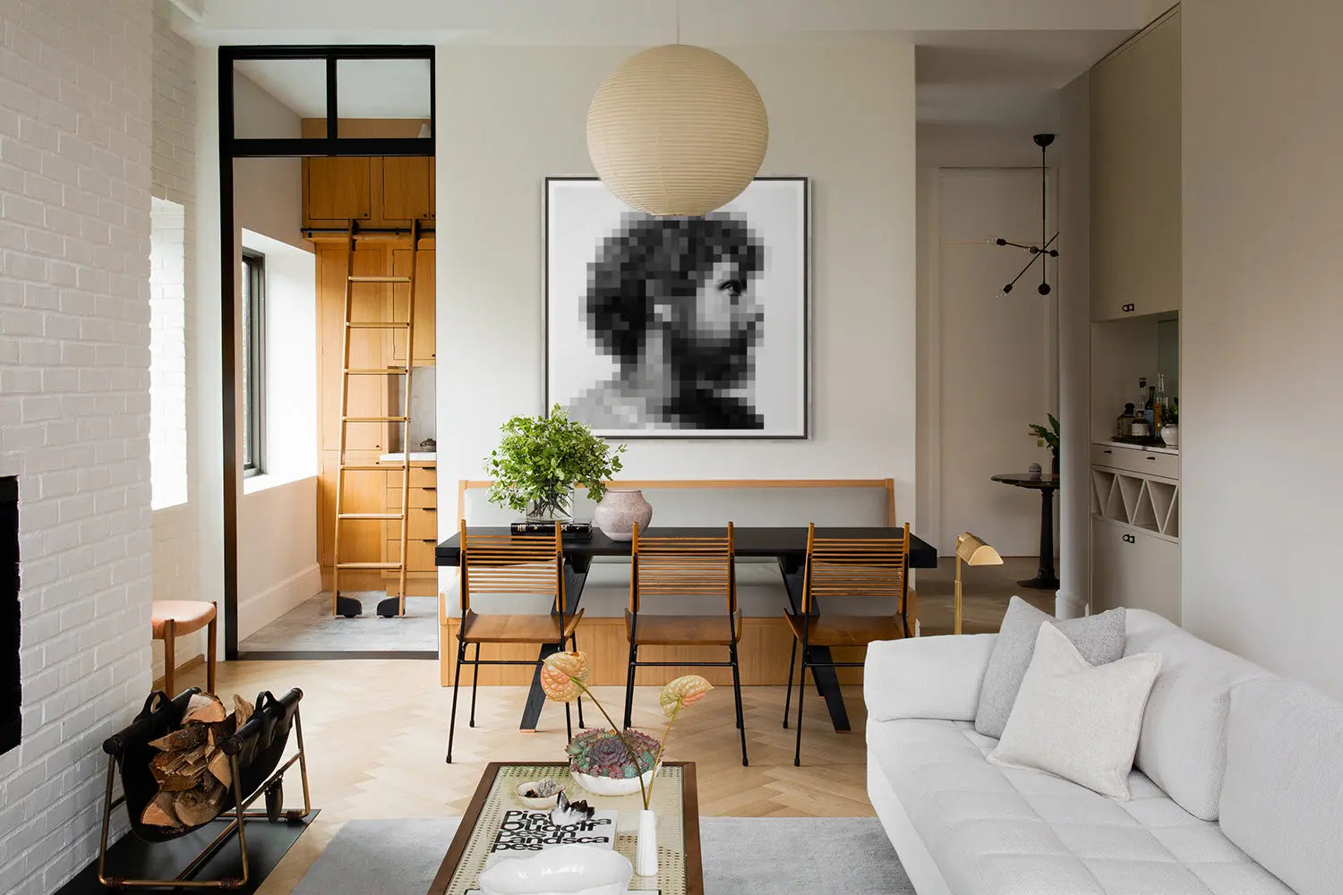 Giovanni by Francesco Alessandrini displayed in a modern living room interior