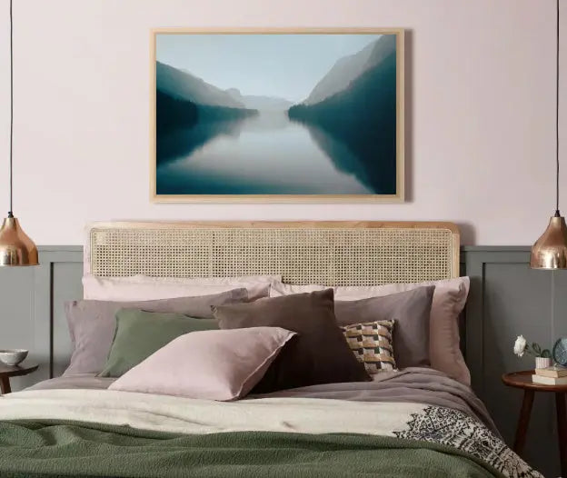 Stillness by Karen Thom shown in a minimalist home decor setting