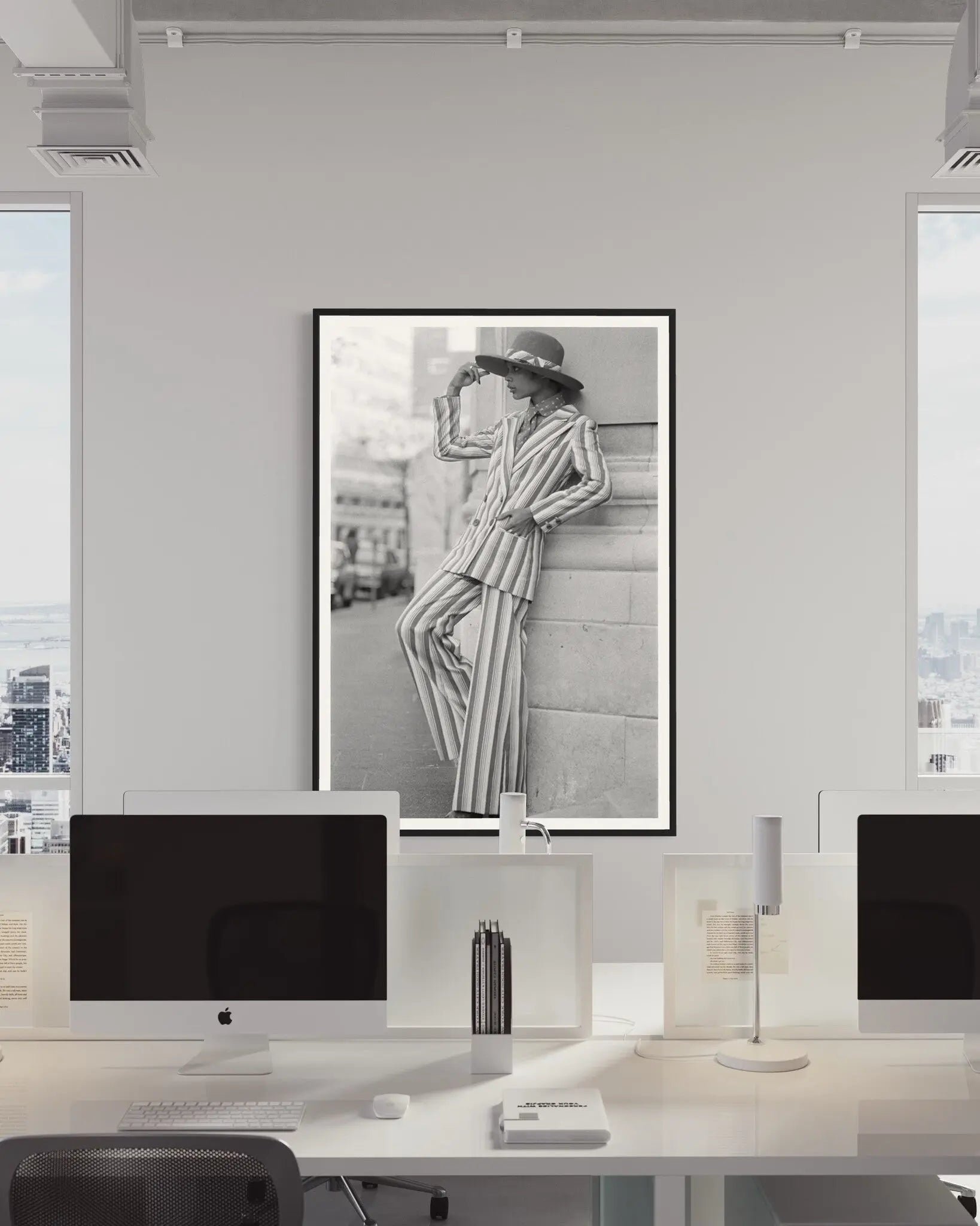 Stripy Chic by Mike McKeown featured in an elegant interior space
