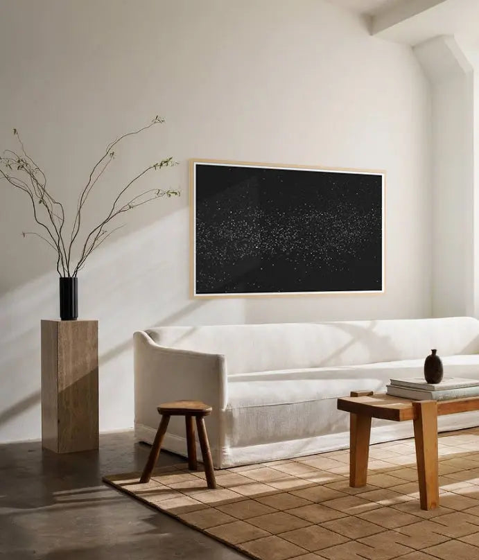 Sea Constellation by Enric Gener displayed in a modern living room interior