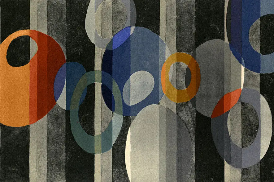 Around in Circles by Benedictus, canvas print, The Picturalist