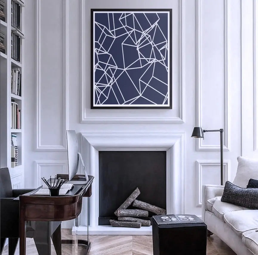 Illogical by Francesco Alessandrini displayed in a modern living room interior