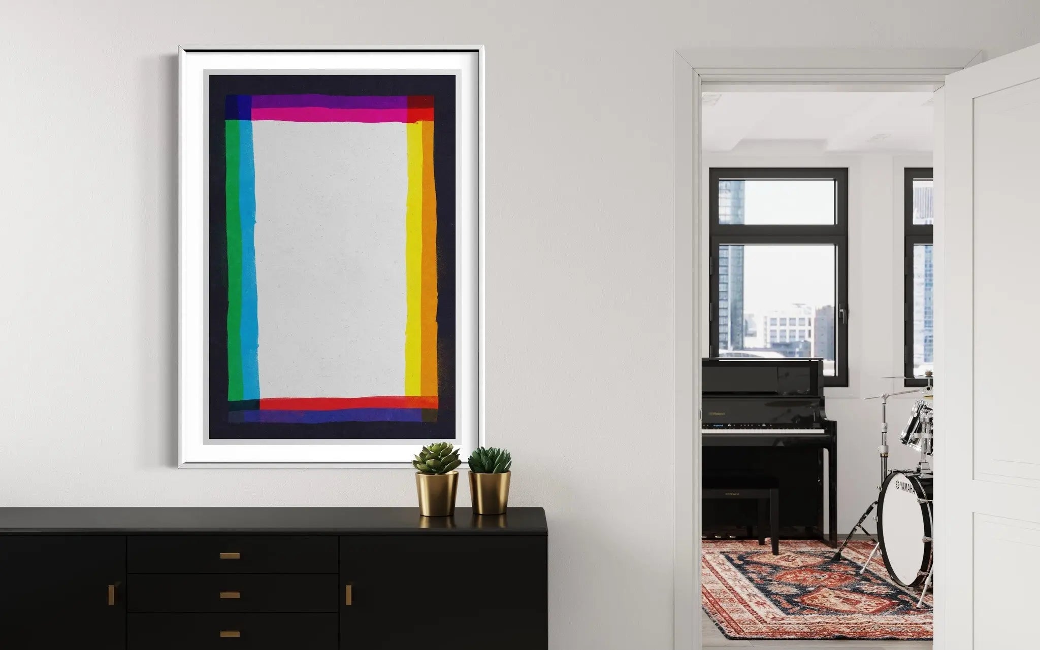 The Other Side by Francesco Alessandrini presented in a curated interior design
