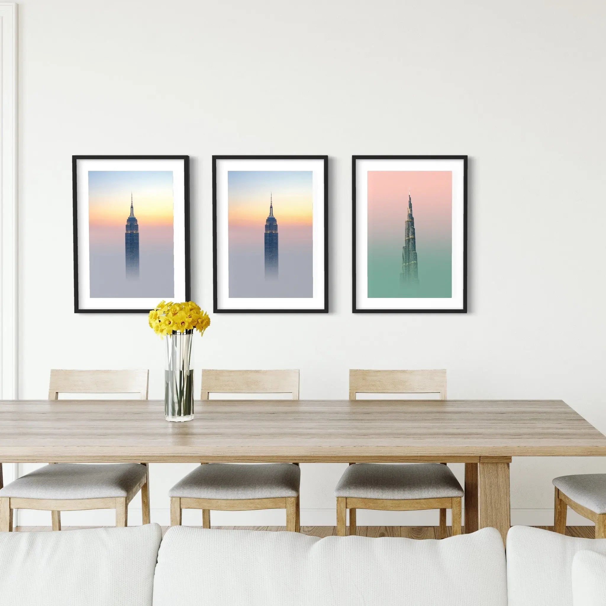 Tall Series III by Francesco Alessandrini styled in a contemporary interior setting