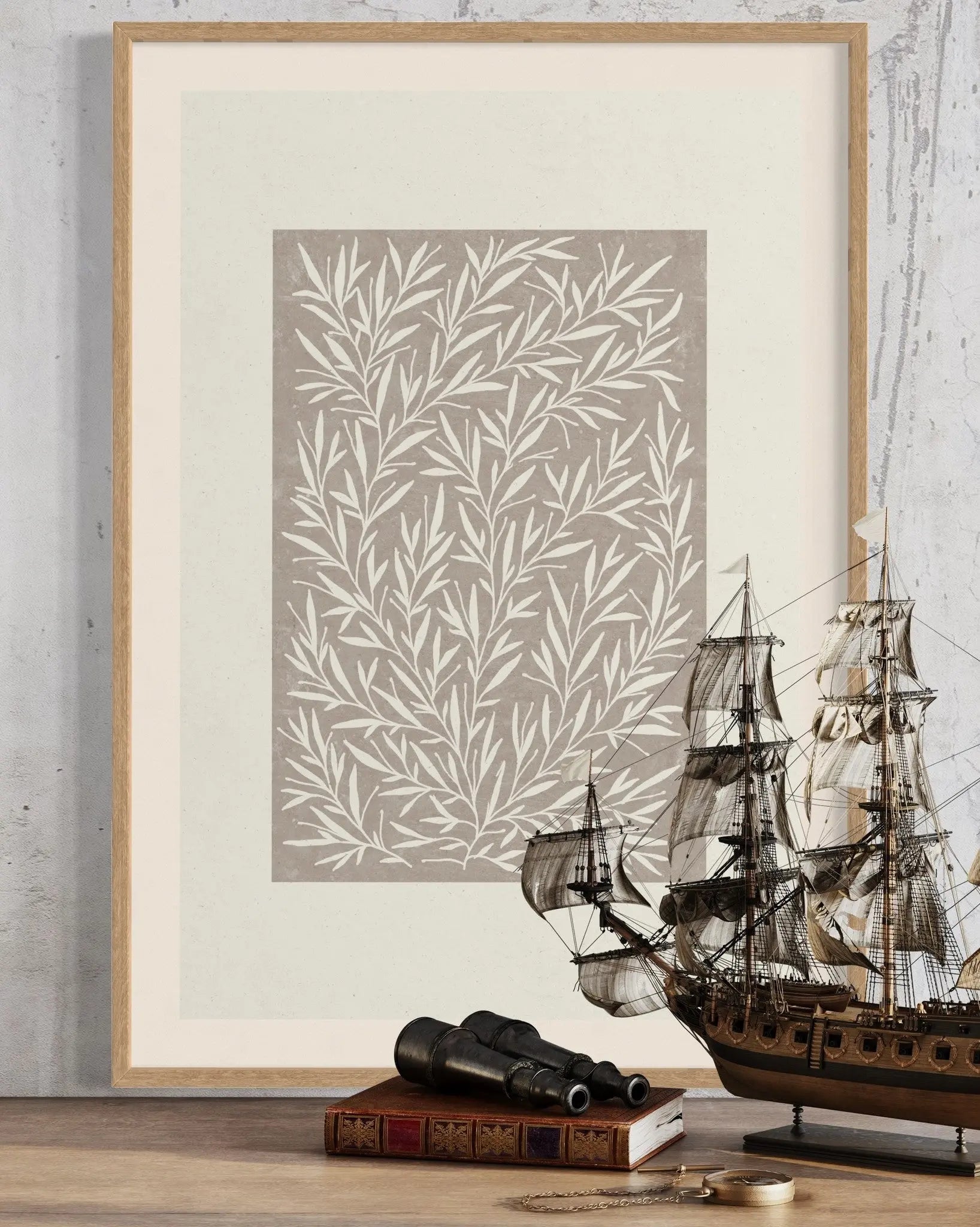 Olivar by Alejandro Franseschini displayed in a modern living room interior