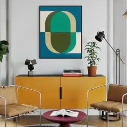 Pill 02 by Rodrigo Martin displayed in a modern living room interior