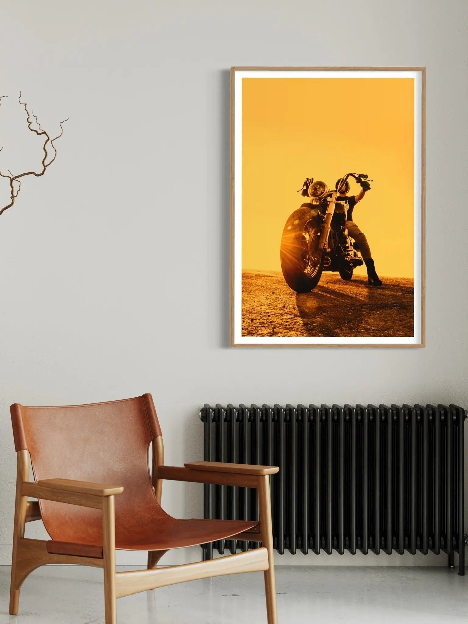 Dust In The Sun by N. David displayed in a modern living room interior