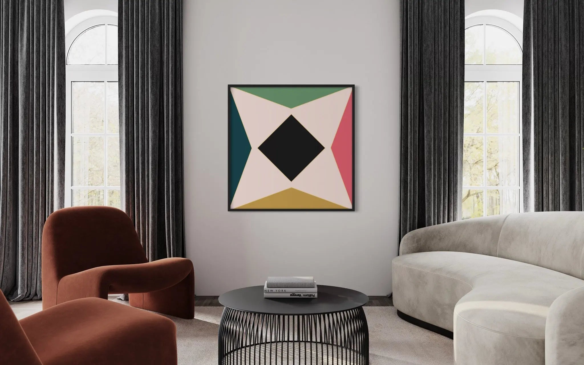 Rombo by Alejandro Franseschini featured in an elegant interior space