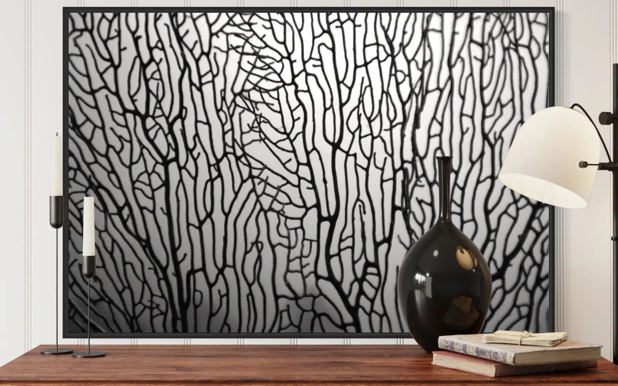 Underwater Coral Screen by Enric Gener presented in a curated interior design