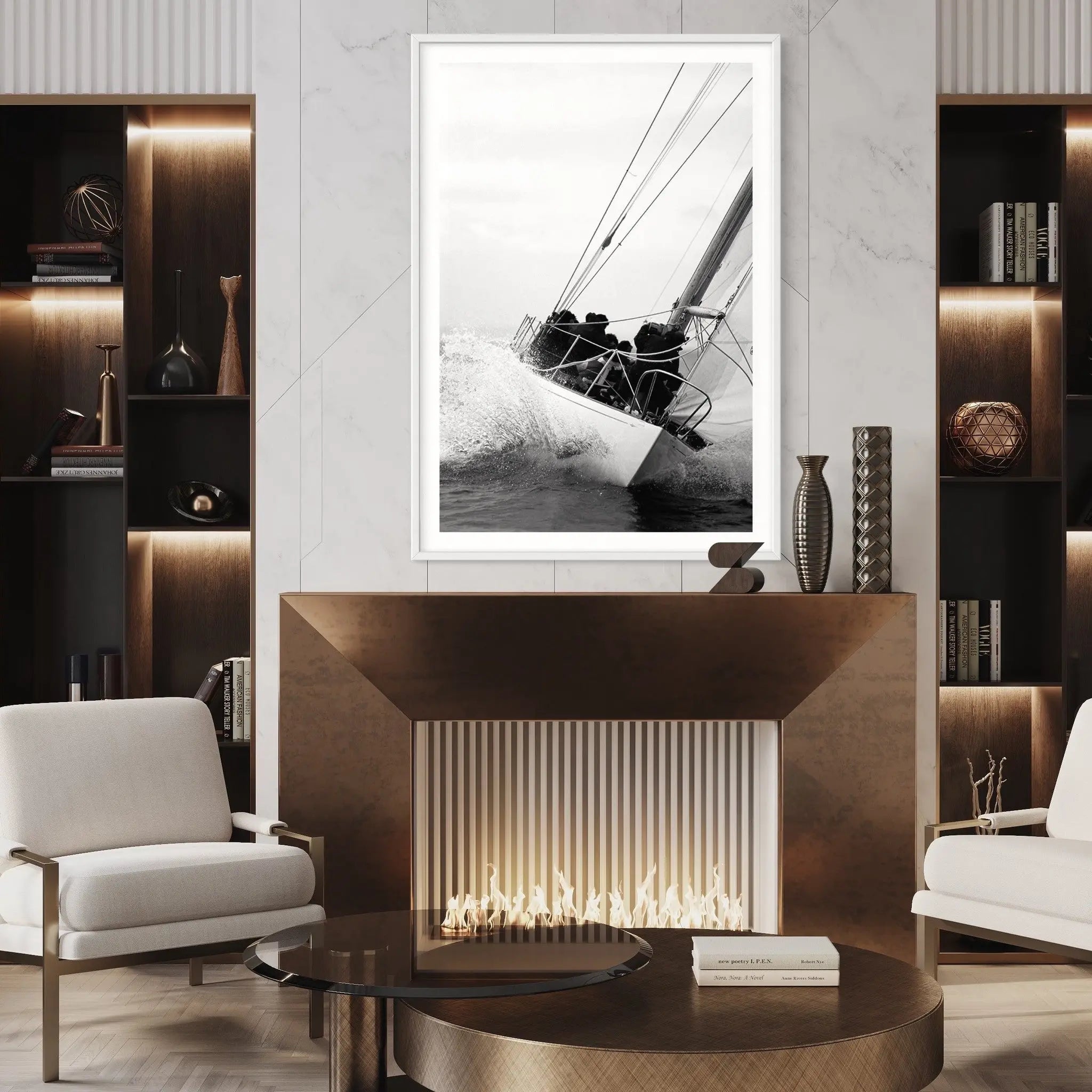 Vintage 12 Meter by Kevin Dailey showcased in a designer room setting