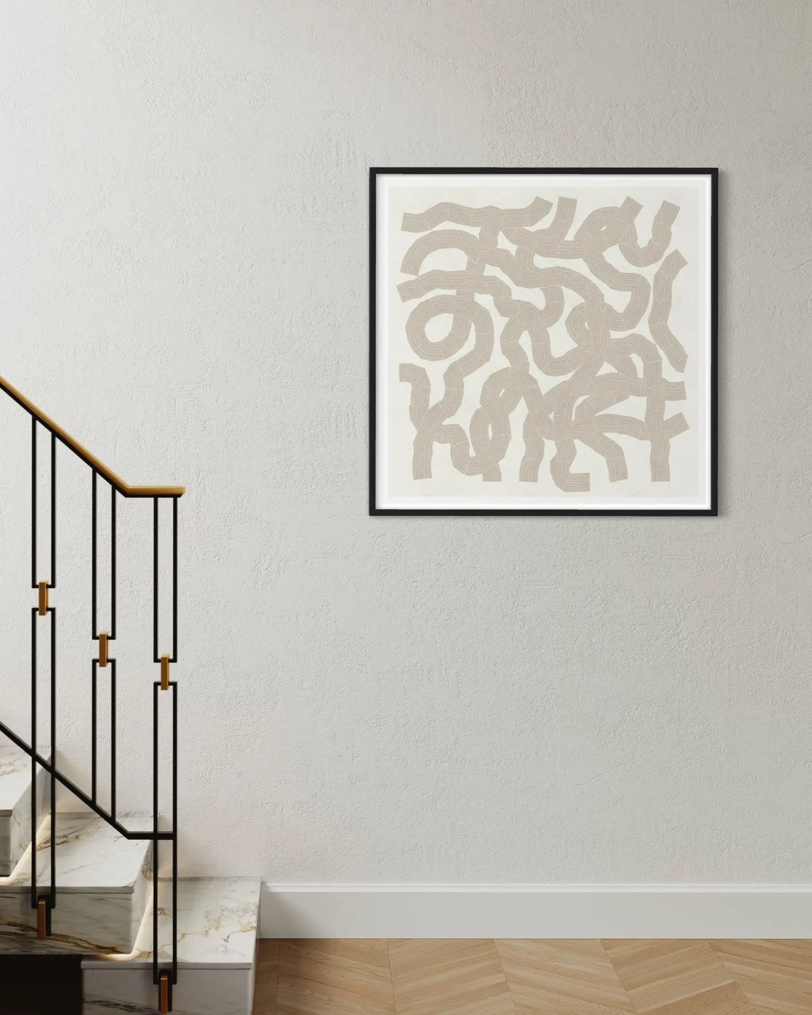 Where You Lead by Alejandro Franseschini showcased in a designer room setting