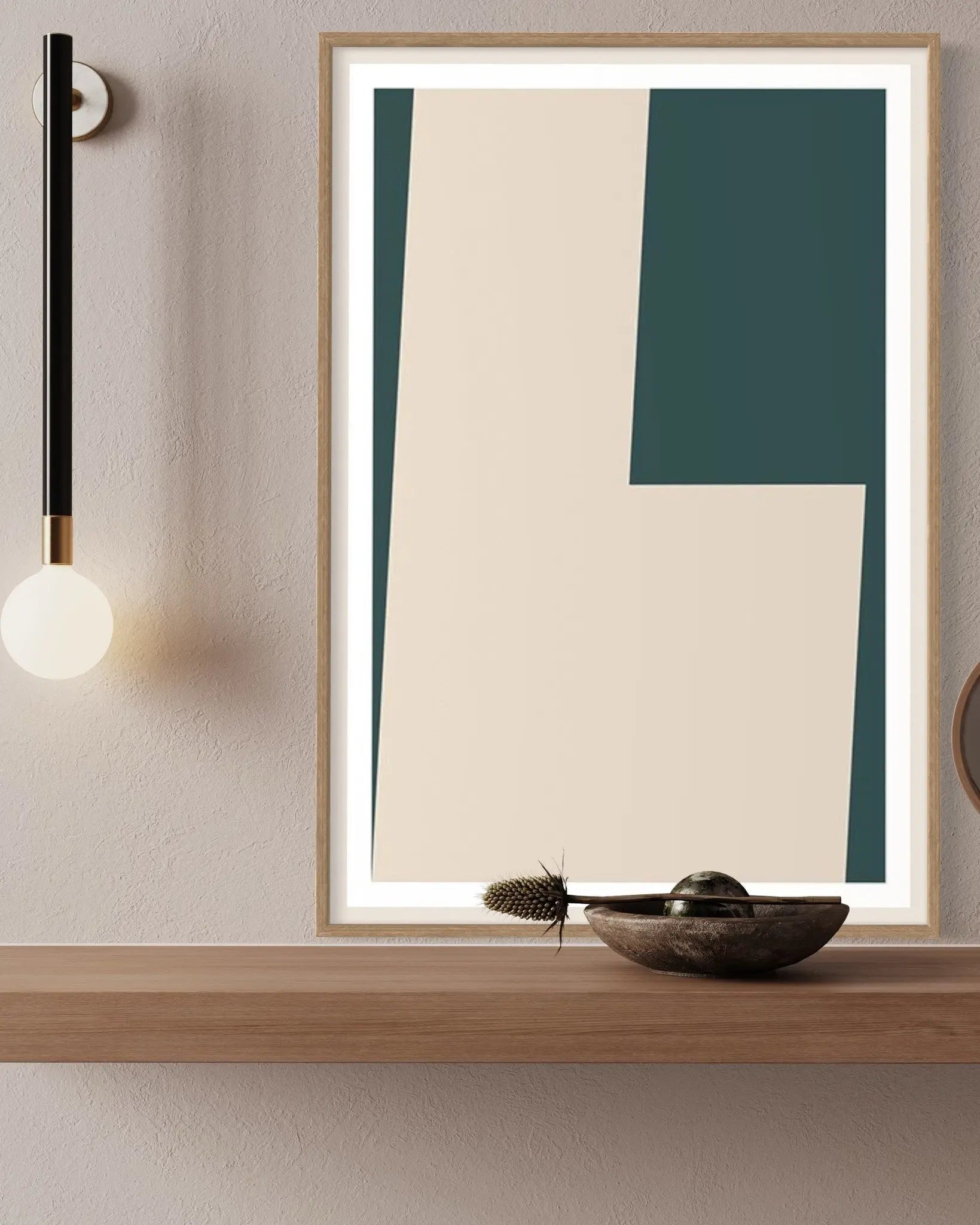 Untitled 550 by Pedro Nuka featured in an elegant interior space