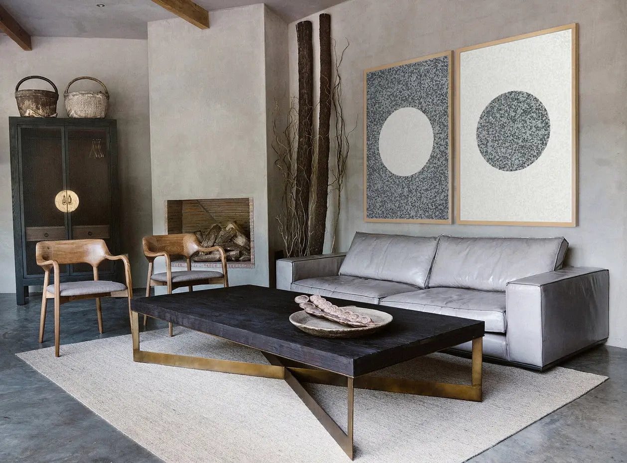 Seminato 1 by Alejandro Franseschini displayed in a modern living room interior