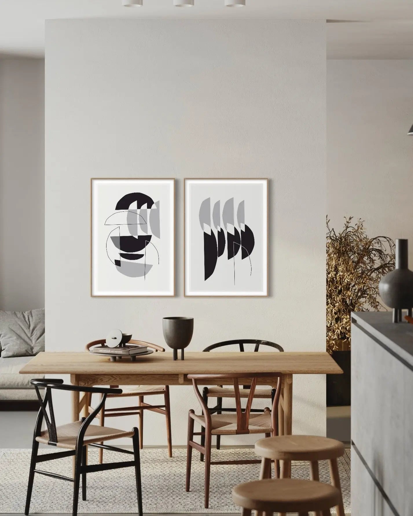 Memento III by Alejandro Franseschini featured in an elegant interior space