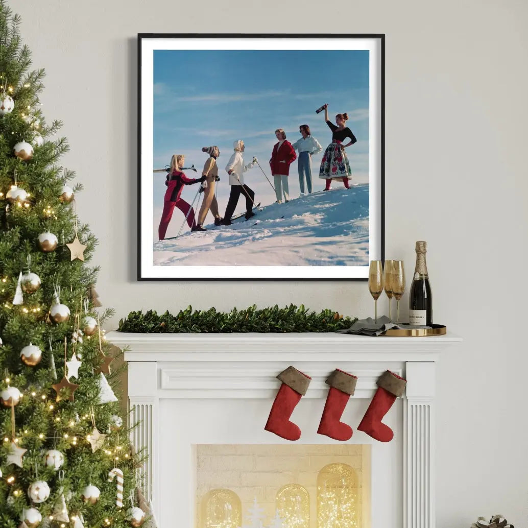 Skiing Party by Chaloner Woods styled in a contemporary interior setting