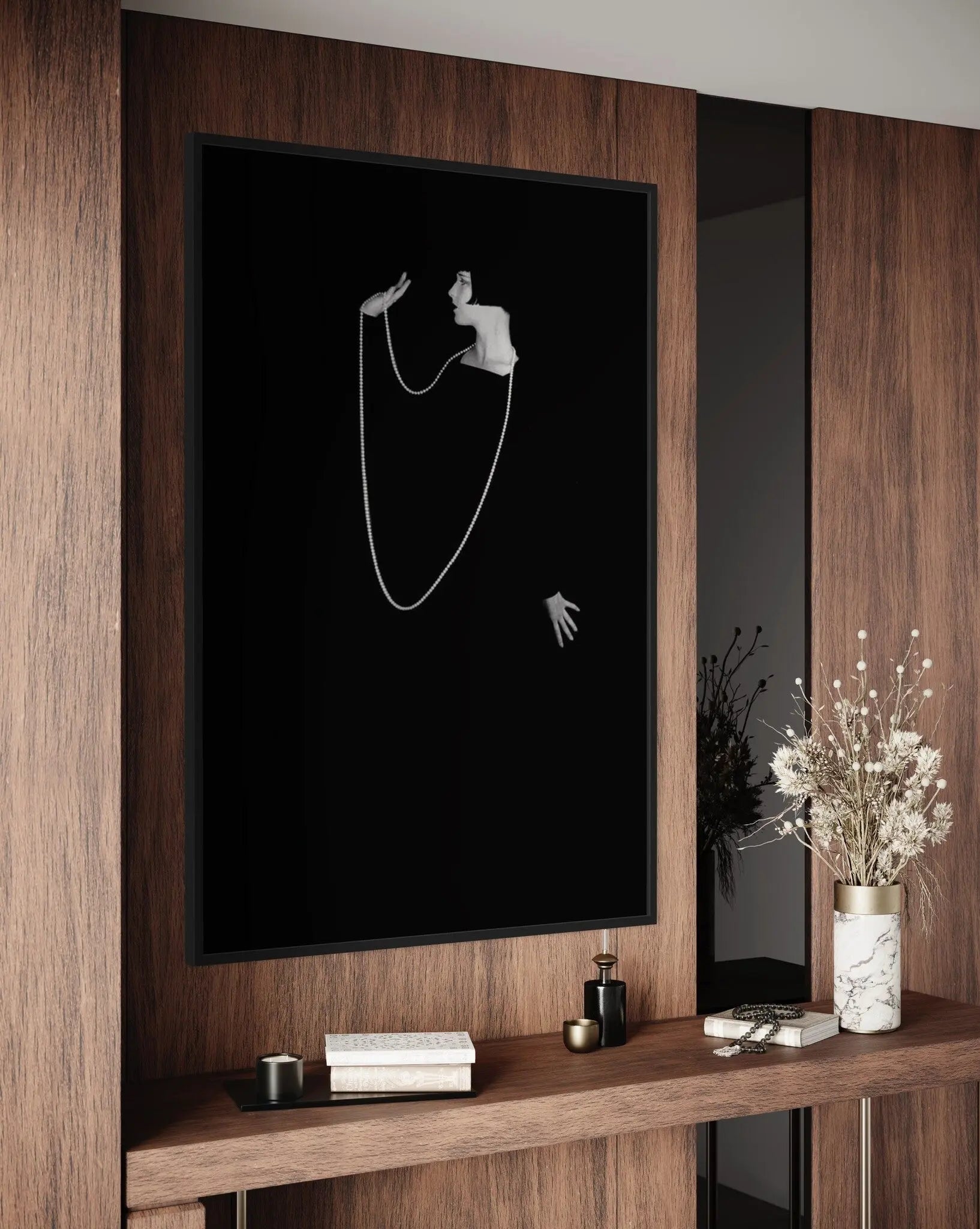 Louise Brooks Portrait by Eugene Robert Richee styled in a contemporary interior setting