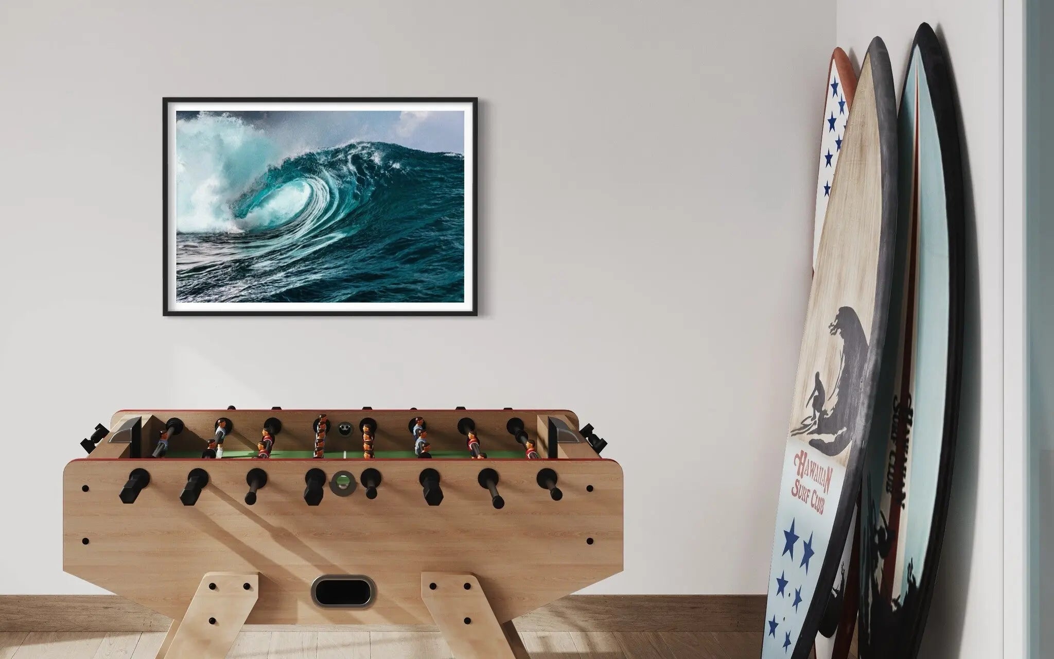Teahuppo at The Line by Stephan Debelle shown in a minimalist home decor setting