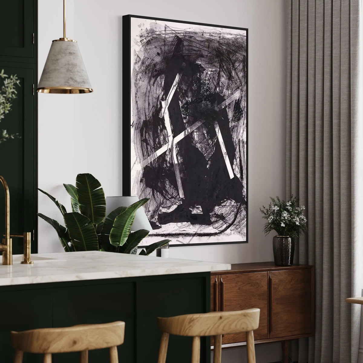 Wrapped up in Itself by Evelyn Ogly featured in an elegant interior space