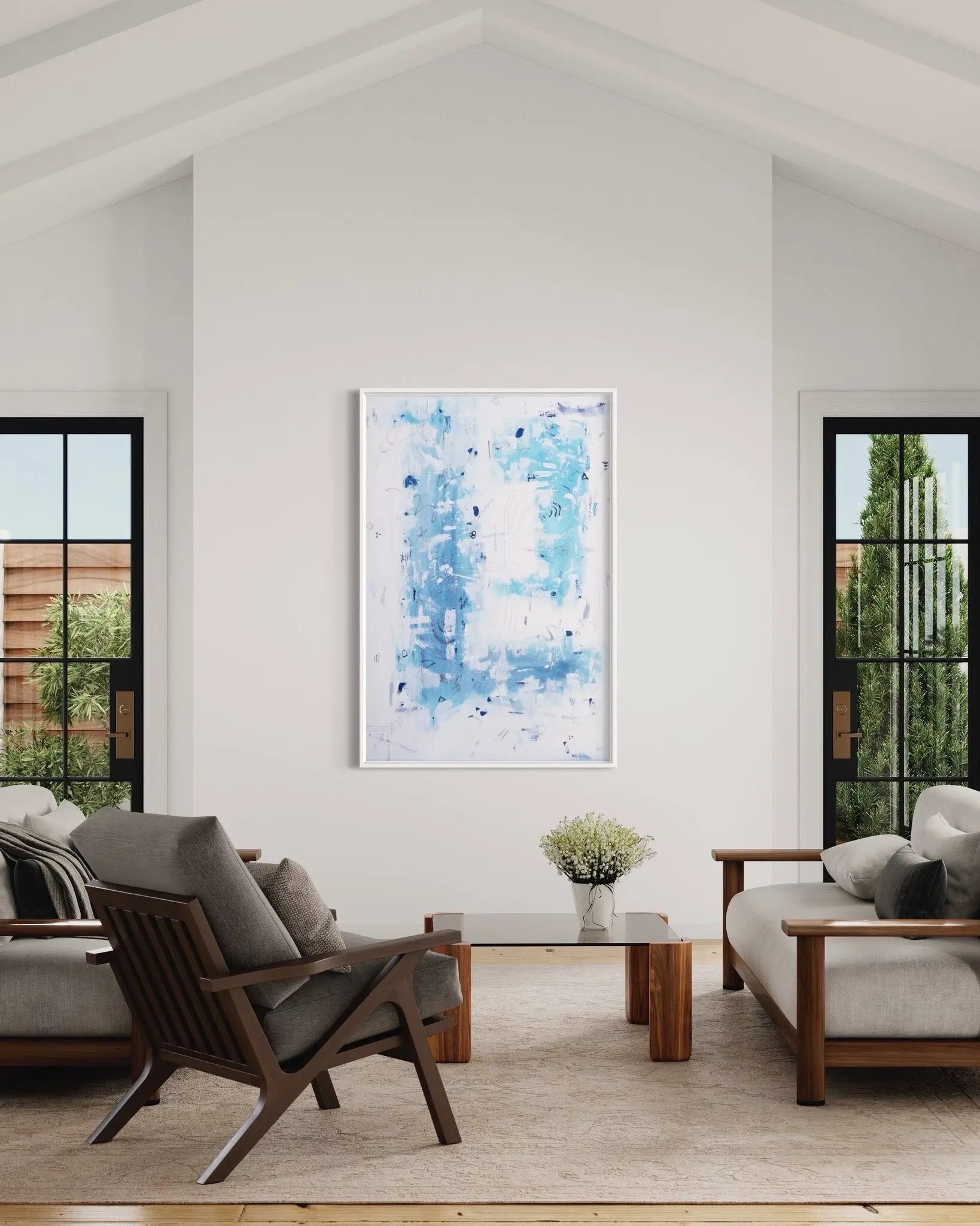 Blue Escape by Chantelle Fulce presented in a curated interior design