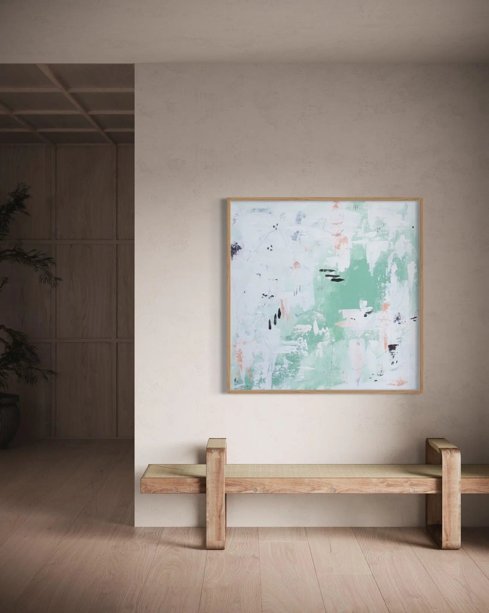 Green Mountain by Chantelle Fulce presented in a curated interior design